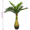 vidaXL Umelý palmový 9 listov 70 cm zelený