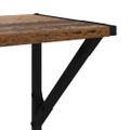 vidaXL Stenné police 2 ks Staré drevo 80 x 25 x 25,5 cm