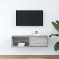 vidaXL TV skrinka sivý dub sonoma 80x31x25,5 cm spracované drevo