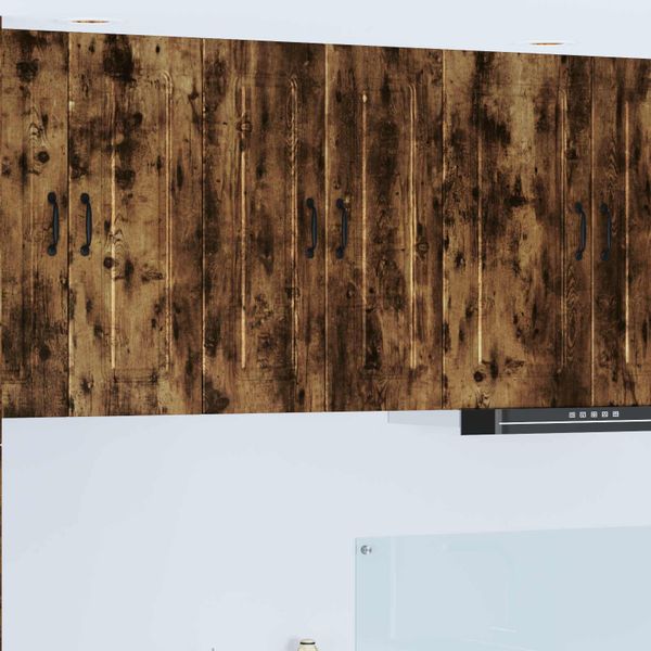 vidaXL Dvierka na umývačku Kalmar Dymová dub 60 x 31 x 80 cm