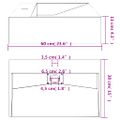 vidaXL Umývadlo minerálny/mramorový odliatok 60x38x11cm antracitové