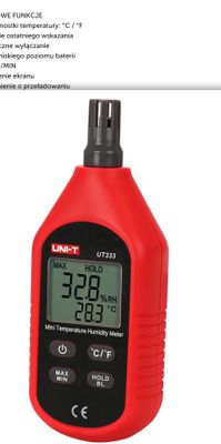 Teplomer a vlhkomer UNI-T UT333 Teplomer a vlhkomer UNI-T UT333