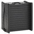 vidaXL Skladacia rampa pre psa čierna 153x40x12,5 cm plastová