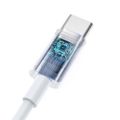 Káblové slúchadlá BWOO HF175 USB-C digitálne rozhranie biele