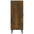 vidaXL Komoda dymový dub 70x34x90 cm spracované drevo