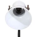 vidaXL Podlahová lampa 25 W biela 35x35x65/95 cm E27
