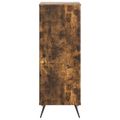 vidaXL Servírovacia skriňa Dymový dub 33 x 34,5 x 90 cm