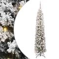 vidaXL Umelý vianočný stromček Zelená 180 cm PVC, oceľ a plast