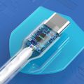Kábel BWOO USB - USB-C 1m 3A biely BO-X172C