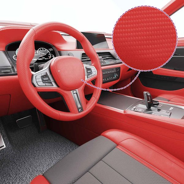 vidaXL Fólia na automobily 4D červená 100x150 cm