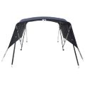vidaXL Strieška Bimini s 4 oblúkmi a stenami 243x(200-213)x137 cm