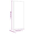 vidaXL Nástenné zrkadlo 40x100 cm sklo obdĺžnik