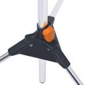 vidaXL Záhradná sprcha s trojnožkou 221 cm hliníková