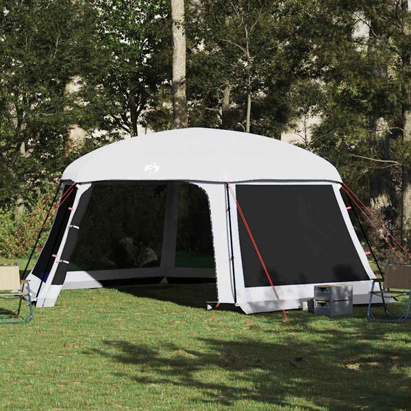 VidaXL Stan pri bazéne s odnímateľnými stenami zo sieťoviny 618x532 cm