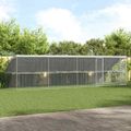 vidaXL Klietka pre sliepky 4 ks Strieborná 800 x 200 x 200 cm
