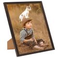 vidaXL Fotorámiky na stenu alebo stôl 5 ks čierne 50x50 cm MDF