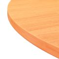 vidaXL Stolová doska okrúhla voskovohnedá Ø90x2,5 cm borovicový masív