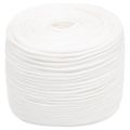 vidaXL Lodné lano biele 10 mm 50 m polypropylén