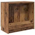 vidaXL Kúpeľňová skriňa Staré drevo 64,5 x 33,5 x 59 cm
