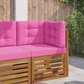 vidaXL Vankúš na vonkajšiu pohovku Polyester Ružová 60 x 60 cm