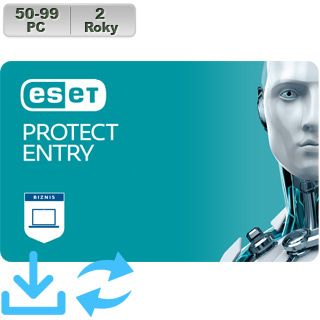 ESET PROTECT Entry 50-99PC na 2r AKT