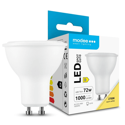 Modee LED Spot žiarovka 7W GU10 teplá biela 1000 lm (ML-GU10P2700K7WHN)