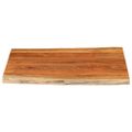 vidaXL Stolová doska 100x80x3,8 cm obdĺžnik masívna akácia živá hrana