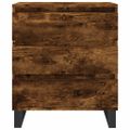vidaXL Komoda dymový dub 60x35x70 cm spracované drevo