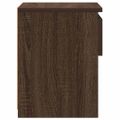 vidaXL Nočné stolíky 2 ks hnedý dub 40x30x39 cm spracované drevo