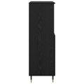 vidaXL Highboard Čierna 60 x 36 x 110 cm Kompozitné drevo