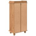 vidaXL Skrinka na víno ASKIM Medový vosk 57 x 37 x 114 cm