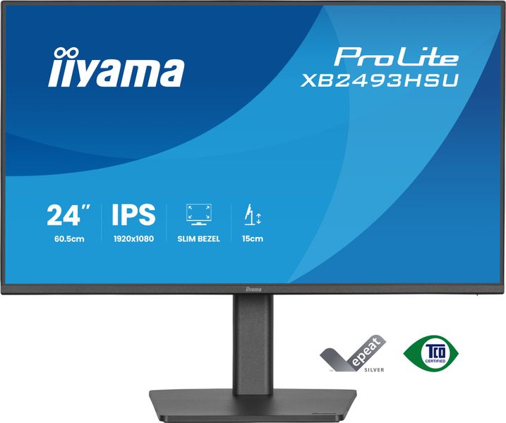 iiyama ProLite/XB2493HSU-B1/23,8''/IPS/FHD/120Hz/1ms/Čierna/3R