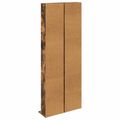 vidaXL CD Skrinka 2 ks Dymový dub 33 x 23,5 x 175 cm Kompozitné drevo