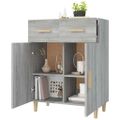 vidaXL Komoda sivý dub sonoma 69,5x34x89 cm spracované drevo
