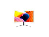OLED monitor - hranie hier - zakrivený - 31,5" - 3840 x 2160 UHD @ 165 Hz - 400 cd/m² - 1500000:1 - DisplayHDR 400 - 0,03 ms - 2xHDMI, DisplayPort, USB-C - reproduktory - sivá