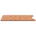 vidaXL Stolová doska 100x(55-60)x1,5 cm bukový masív