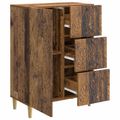 vidaXL Servírovacia skriňa Staré drevo 66 x 34,5 x 90 cm