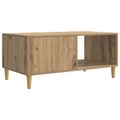 vidaXL Konferenčný stolík Dub artisan 90 x 50 x 40 cm Kompozitné drevo