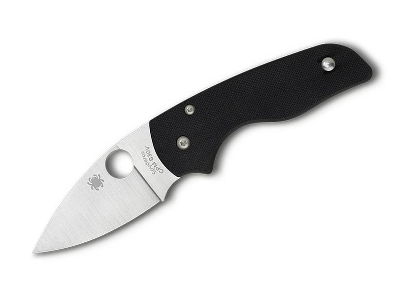 Spyderco C230GP Lil' Native vreckový nôž 6,3 cm, Stonewash, čierna, G10