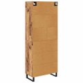 vidaXL Highboard 2 ks Staré drevo 69,5 x 34 x 180 cm
