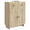 vidaXL Servírovacia skriňa Dub sonoma 66 x 34,5 x 90 cm