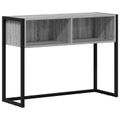vidaXL Koncový stôl Sivý Sonoma 100 x 36 x 75 cm Kompozitné drevo