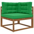 vidaXL Vankúš na vonkajšiu pohovku Polyester Zelená 80 x 80 cm