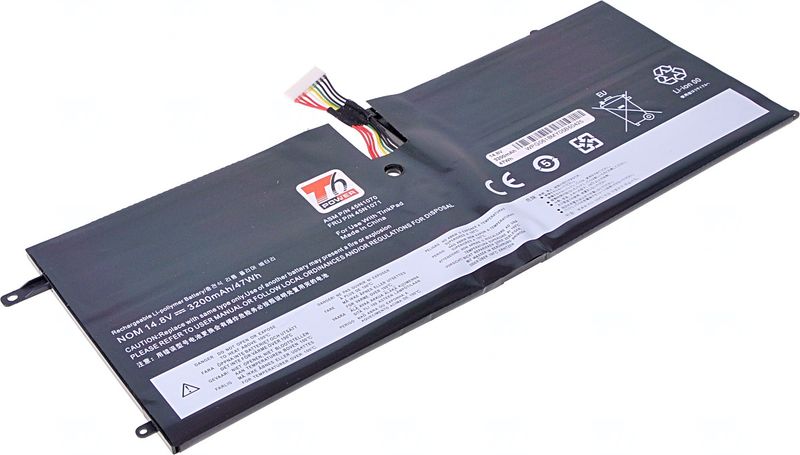 Batéria T6 Power pre Lenovo ThinkPad X1 Carbon 1st Gen, 3200mAh, 47Wh, 4cell, Li-Pol