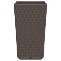 vidaXL Záhradné kvetináče 4 ks hnedé 32,5x32,5x57 cm PP