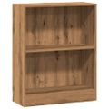 vidaXL Knižnica dub artisan 60x24x76 cm kompozitné drevo
