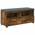 vidaXL Predsieňová lavica Údený Dub 100 x 38 x 46 cm