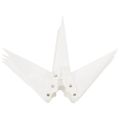 vidaXL Vianočné svetlo s LED, skladacie, biele 43 cm