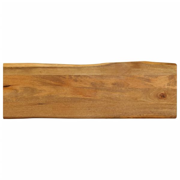 vidaXL Stolová doska 140x40x3,8 cm živý okraj masívne mango