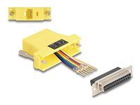 D-Sub 25 pin female to RJ45 female Assem